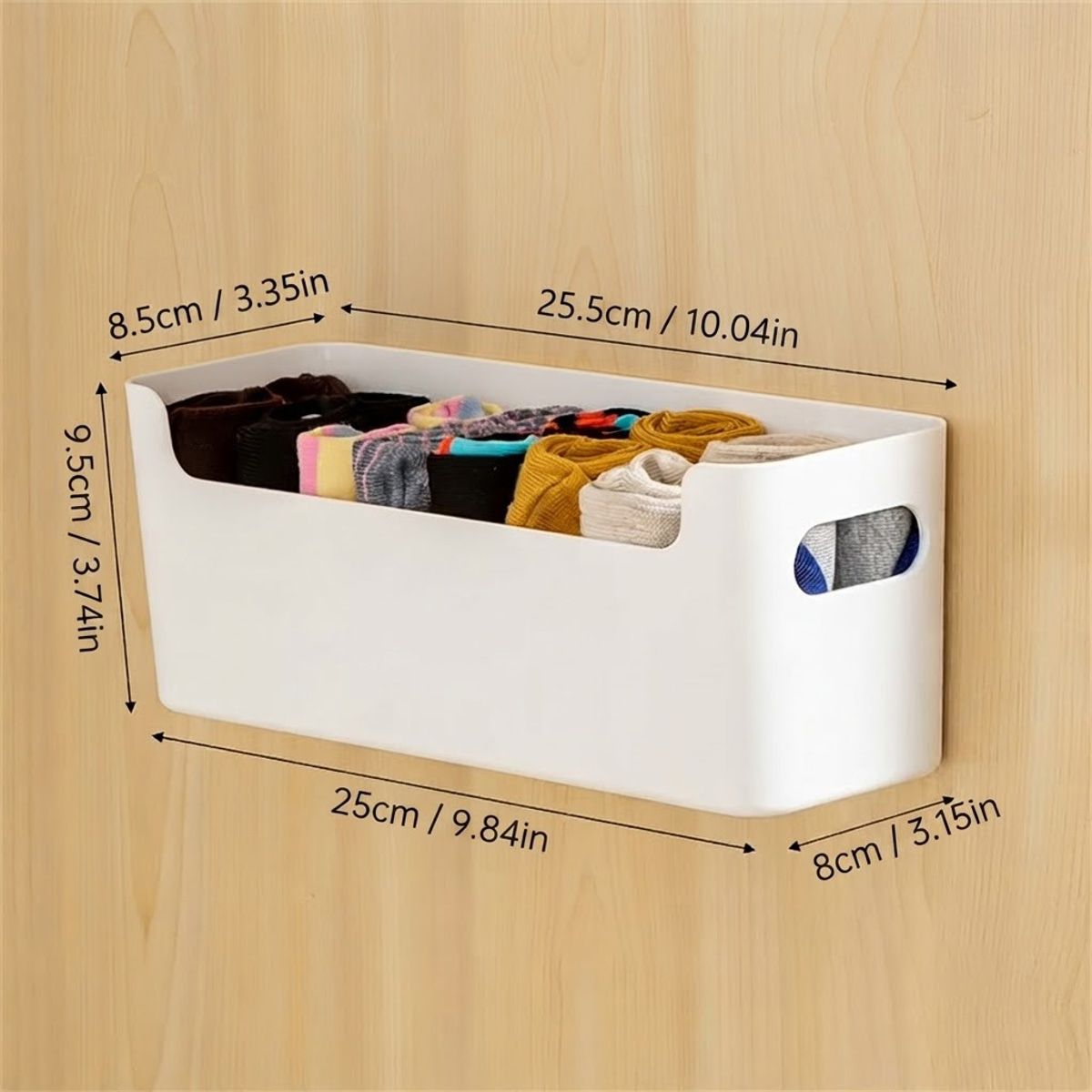 4 Pcs Wall Mount Storage Boxes Organiser | StorageOZ