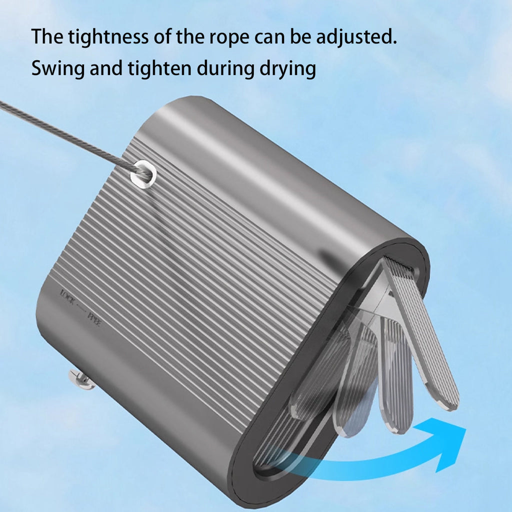 4.2m Steel Retractable Washing Line Two Colours | StorageOZ