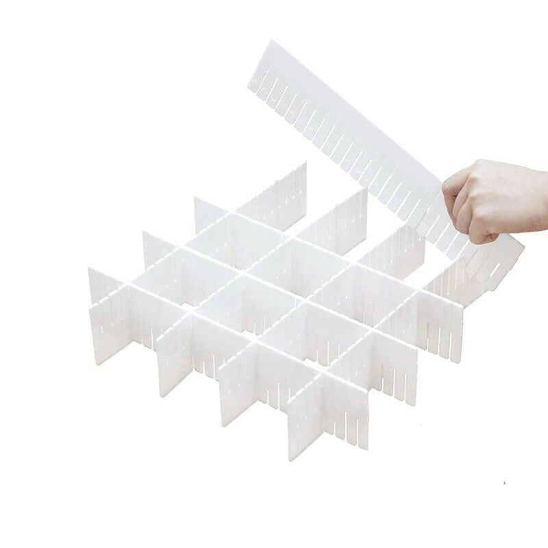 24 Pcs Adjustable Drawer Divider Organiser | StorageOZ