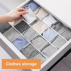 24 Pcs Adjustable Drawer Divider Organiser | StorageOZ
