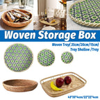 Rattan Tray and Basket Set in Three Styles | StorageOZ