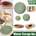 Rattan Tray and Basket Set in Three Styles | StorageOZ