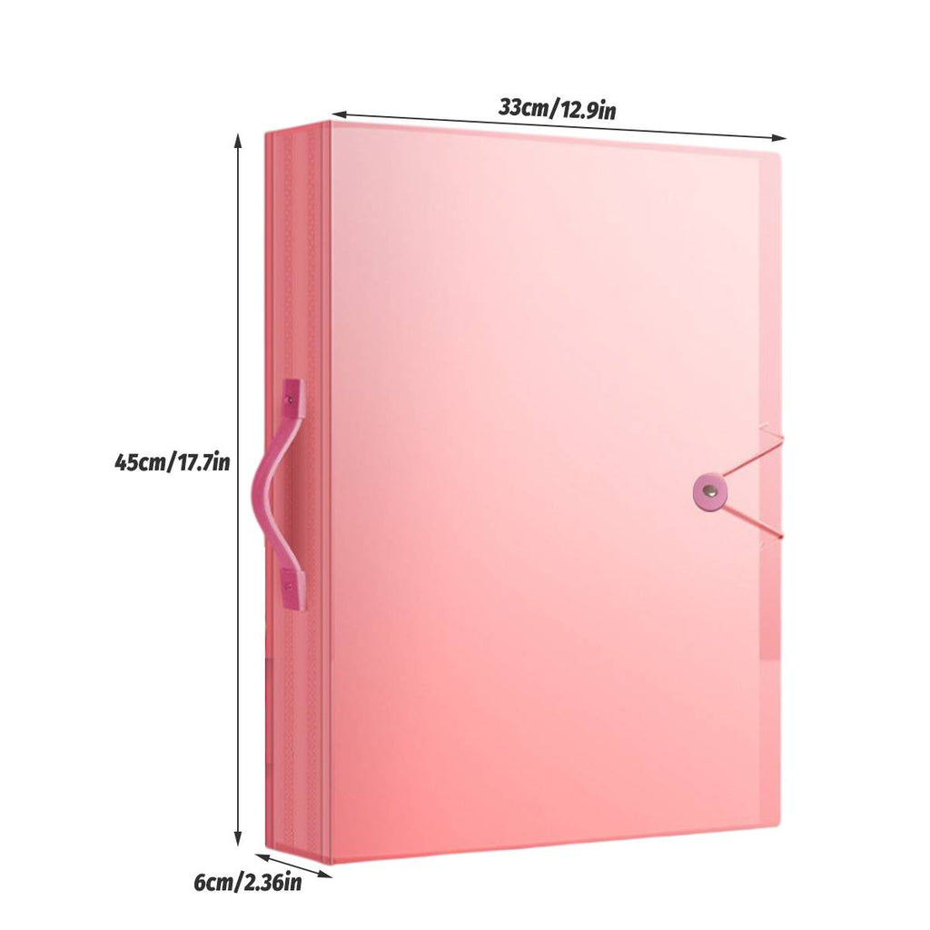 Pink A3 Art Folder Desk Storage Organiser | StorageOZ