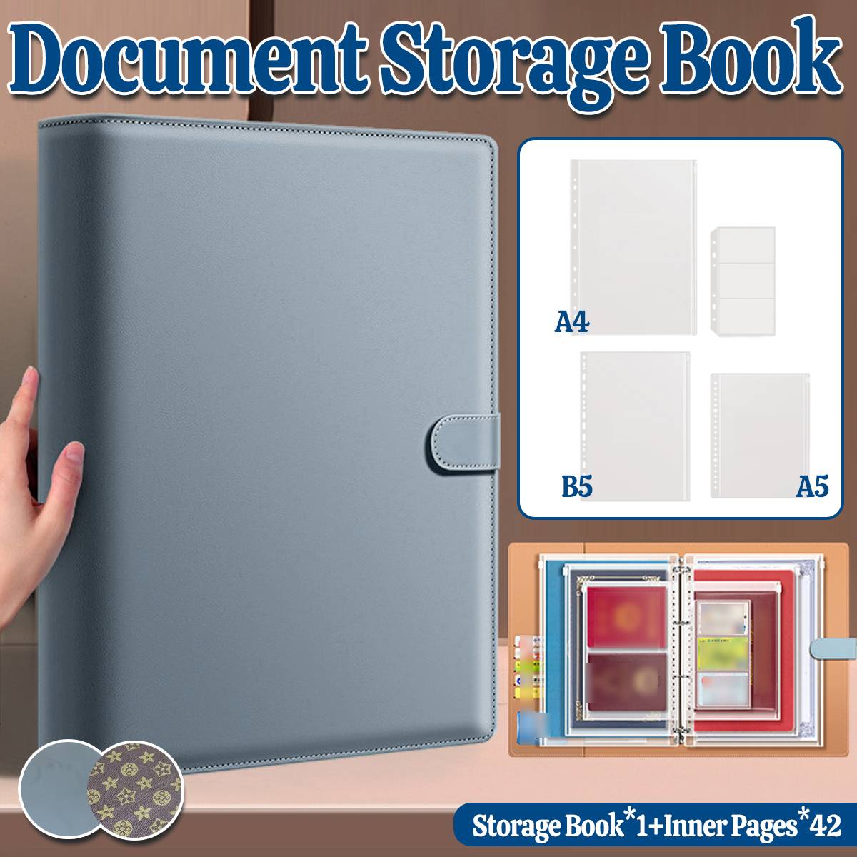 ID Document Folders Two Colours Organiser | StorageOZ