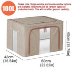 100L Stackable Foldable Storage Box Organiser | StorageOZ
