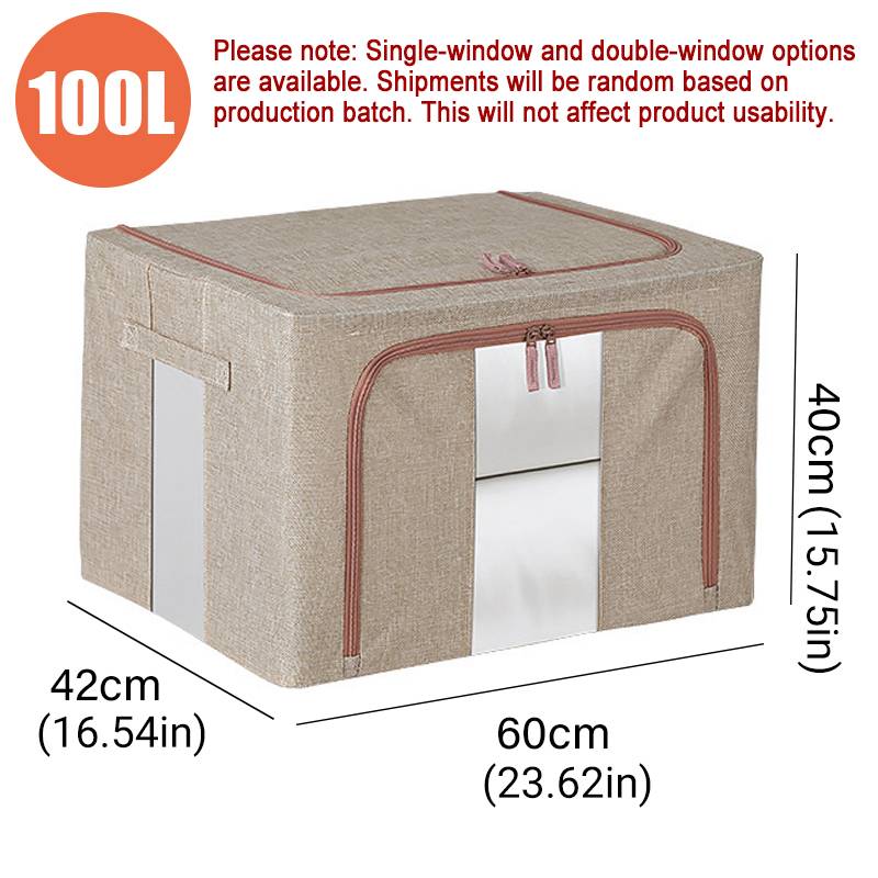 100L Stackable Foldable Storage Box Organiser | StorageOZ