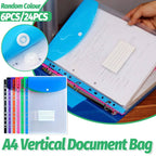 Fabric File Bags Two Colours Organiser Set | StorageOZ