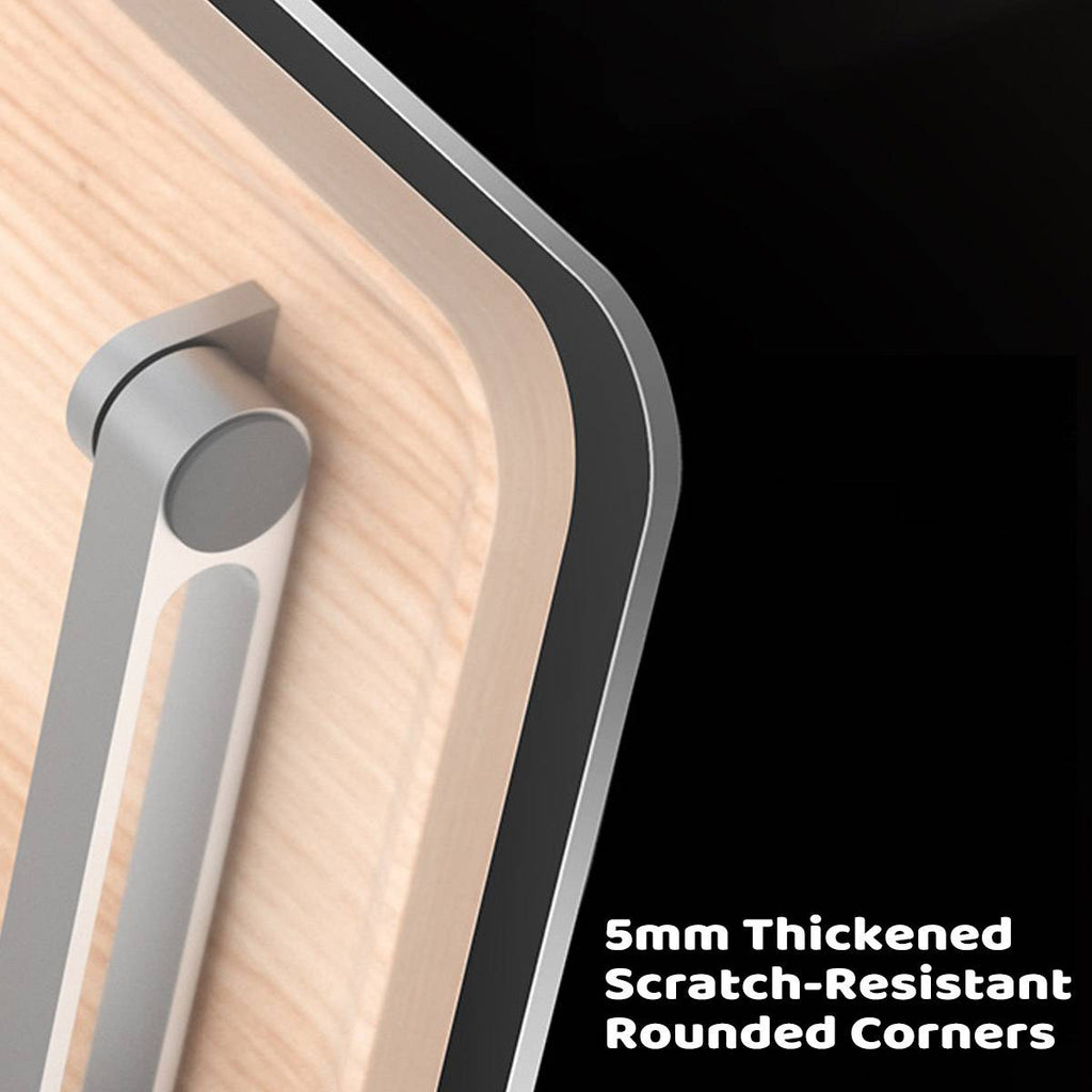 Adjustable Acrylic Desktop Reading Stand - Foldable Book Holder with Pen Slot