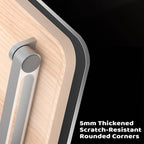 Adjustable Acrylic Desktop Reading Stand - Foldable Book Holder with Pen Slot