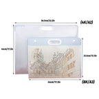 White Art Folder Bags Two Sizes Organiser | StorageOZ
