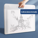 White Art Folder Bags Two Sizes Organiser | StorageOZ