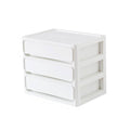 White Desk Drawer Organiser Two Heights Set | StorageOZ