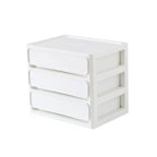 White Desk Drawer Organiser Two Heights Set | StorageOZ