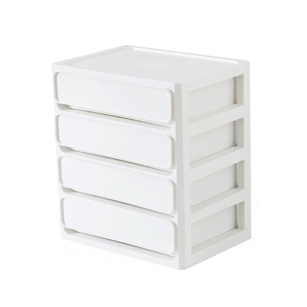 White Desk Drawer Organiser Two Heights Set | StorageOZ