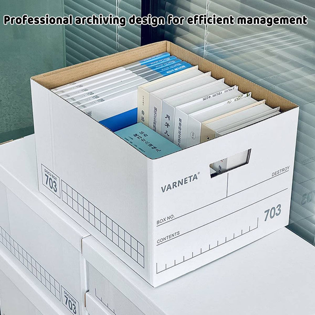 5 Pcs Archive Boxes in Two Heights Organiser | StorageOZ