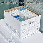 5 Pcs Archive Boxes in Two Heights Organiser | StorageOZ