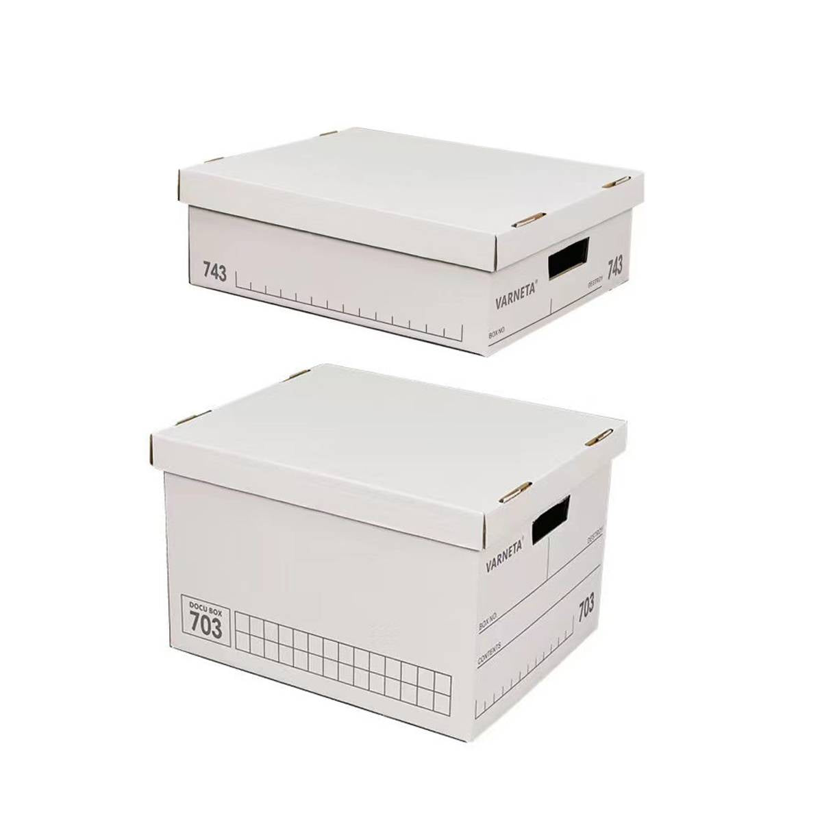 5 Pcs Archive Boxes in Two Heights Organiser | StorageOZ