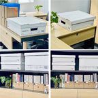 5 Pcs Archive Boxes in Two Heights Organiser | StorageOZ