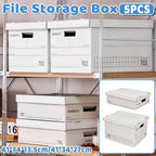 5 Pcs Archive Boxes in Two Heights Organiser | StorageOZ