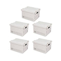 5 Pcs Archive Boxes in Two Heights Organiser | StorageOZ