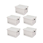 5 Pcs Archive Boxes in Two Heights Organiser | StorageOZ