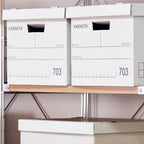 5 Pcs Archive Boxes in Two Heights Organiser | StorageOZ