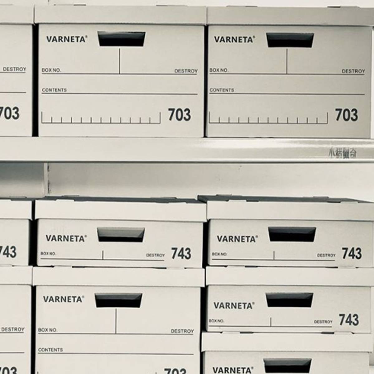 5 Pcs Archive Boxes in Two Heights Organiser | StorageOZ