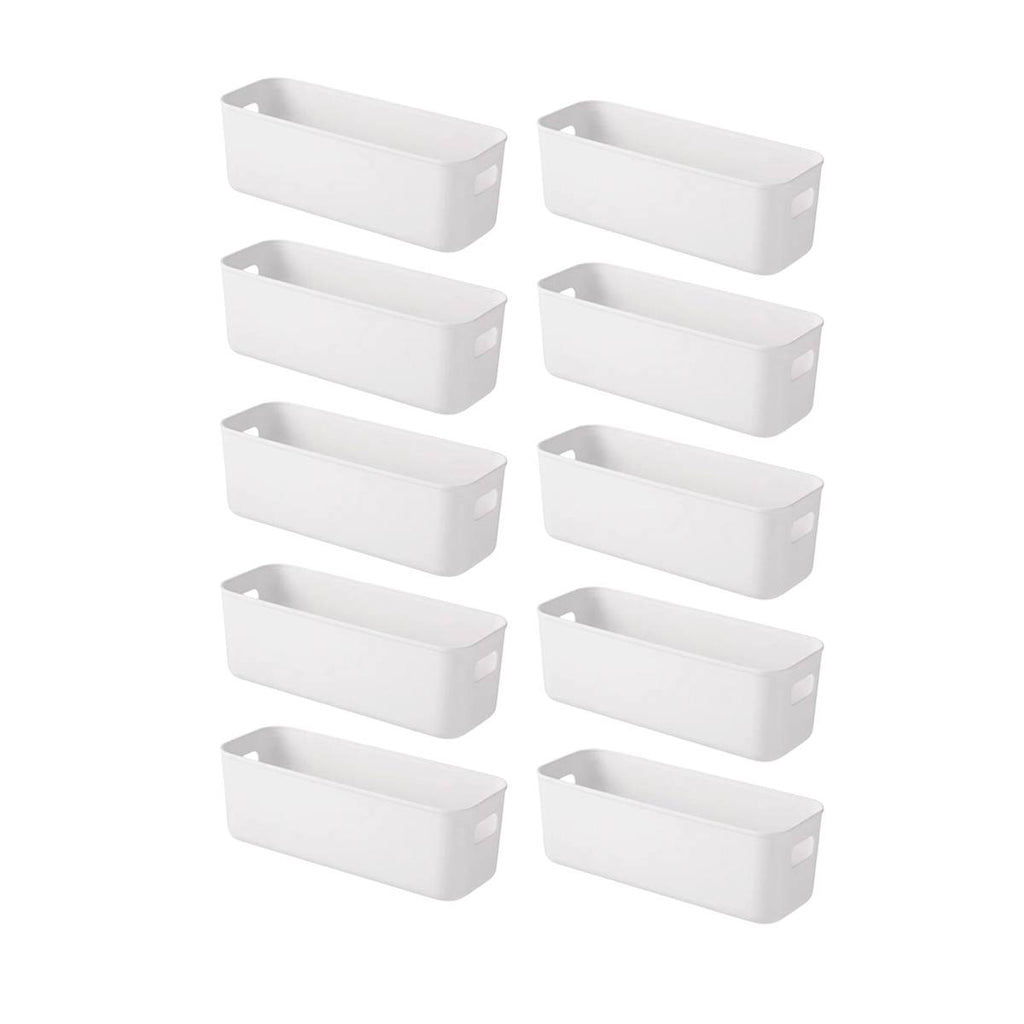 White Plastic Storage Box Packs Four Layouts | StorageOZ