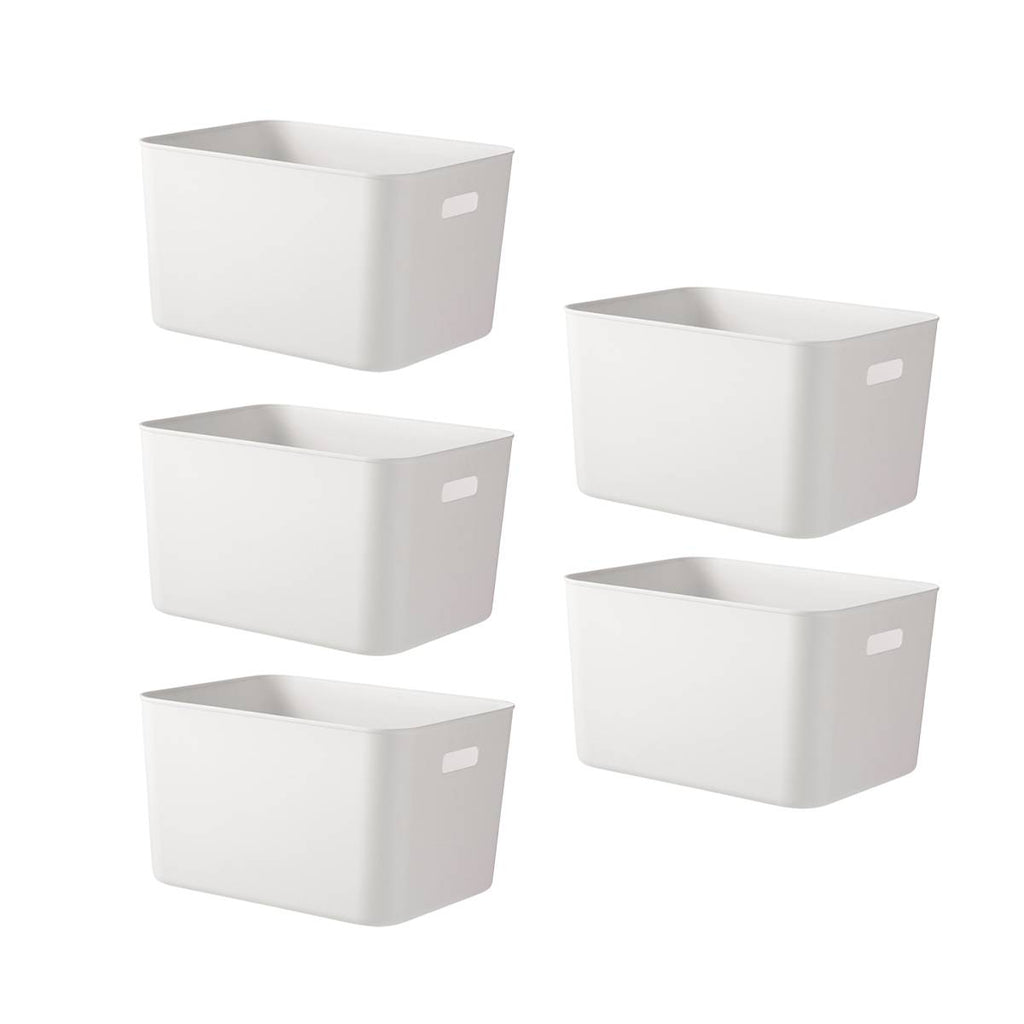 White Plastic Storage Box Packs Four Layouts | StorageOZ