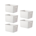 White Plastic Storage Box Packs Four Layouts | StorageOZ