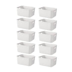White Plastic Storage Box Packs Four Layouts | StorageOZ