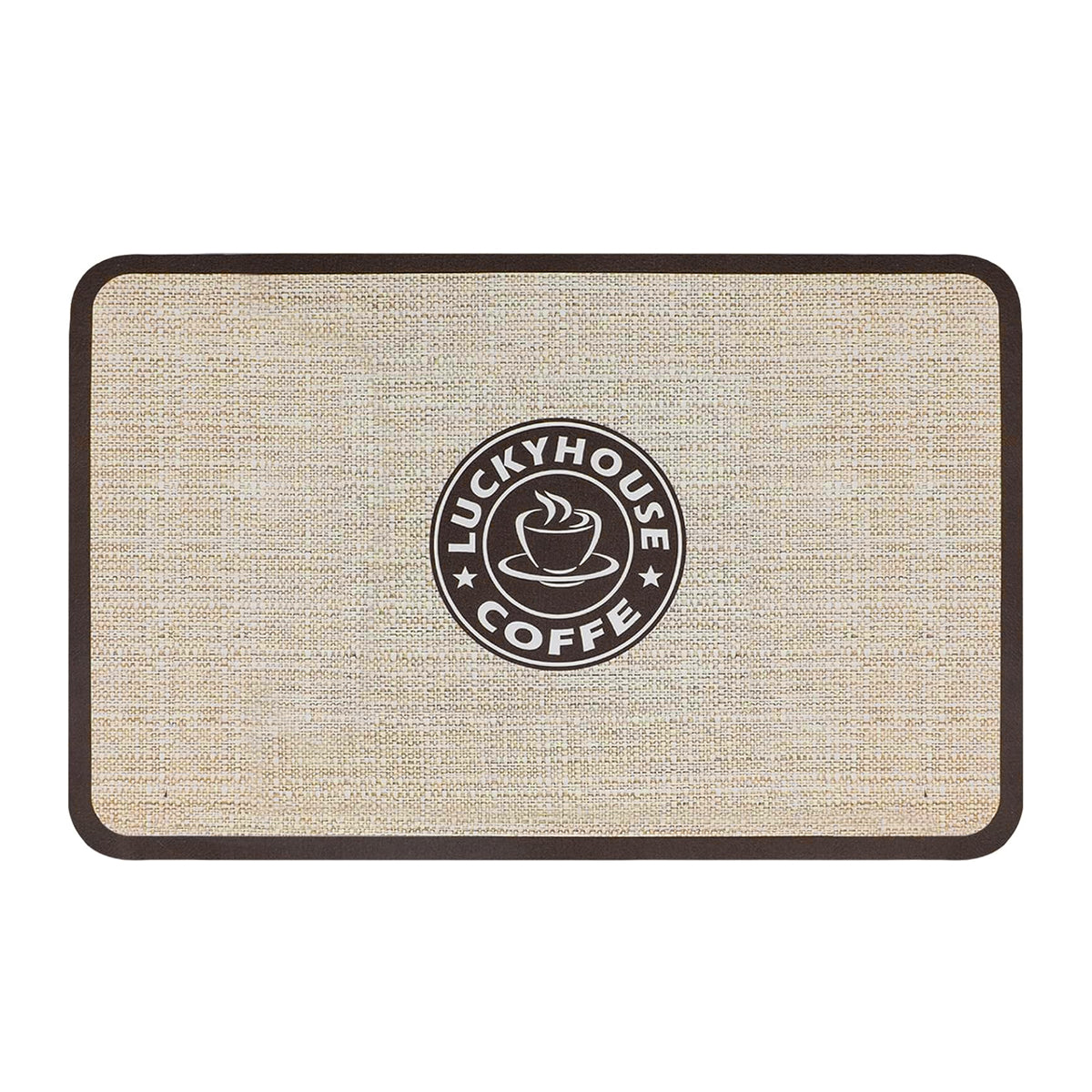 Absorbent Coffee Bar Mat Two Prints Rack | StorageOZ