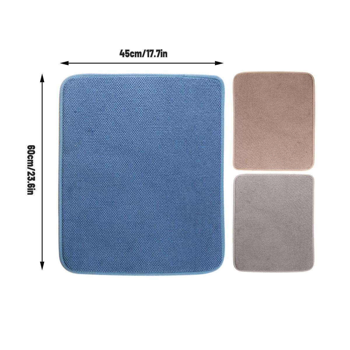 3 Pcs Microfiber Kitchen Dish Drying Mats | StorageOZ