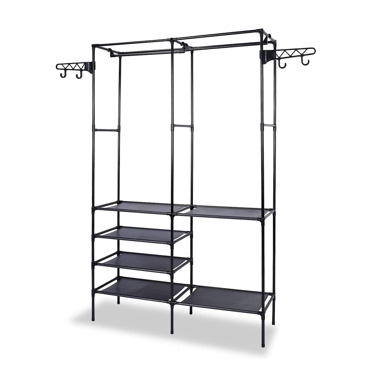 Double Row Floor Clothes Rack Two Colours | StorageOZ