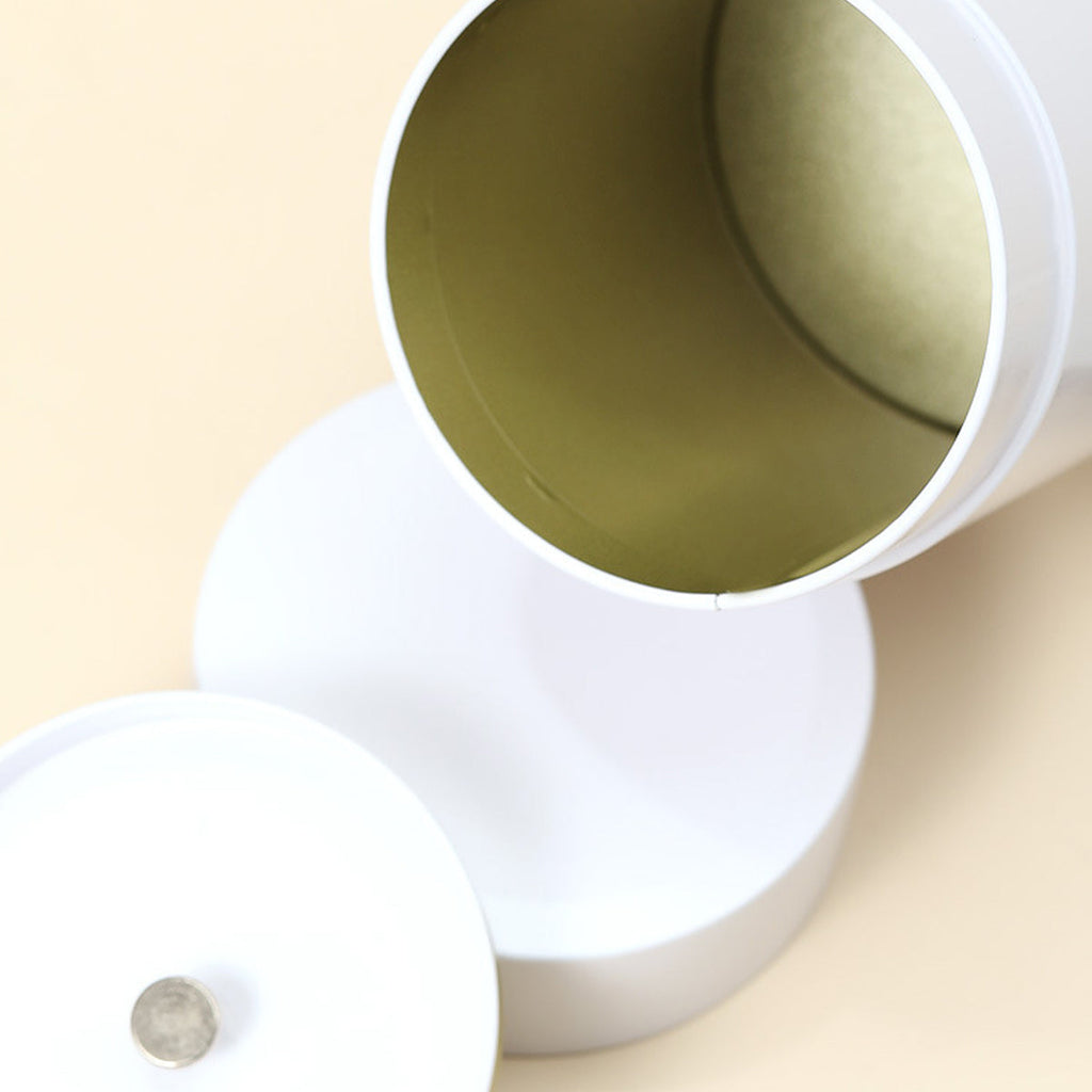 5 Pcs Tin Tea Canisters Three Colours Set | StorageOZ