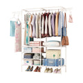 Double Row Floor Clothes Rack Two Colours | StorageOZ