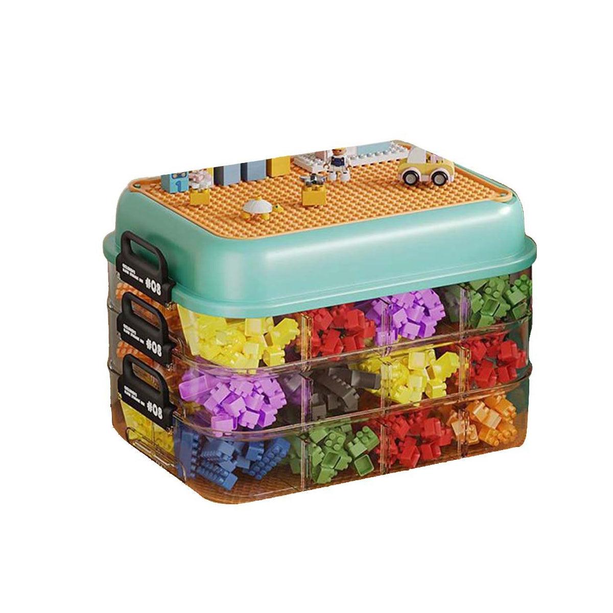 3 Layer Brick Storage Box Two Colours Set | StorageOZ