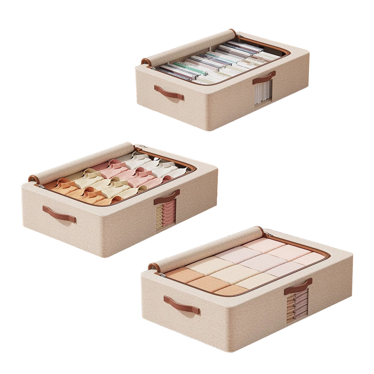 Foldable Under Bed Storage Box Three Sizes | StorageOZ