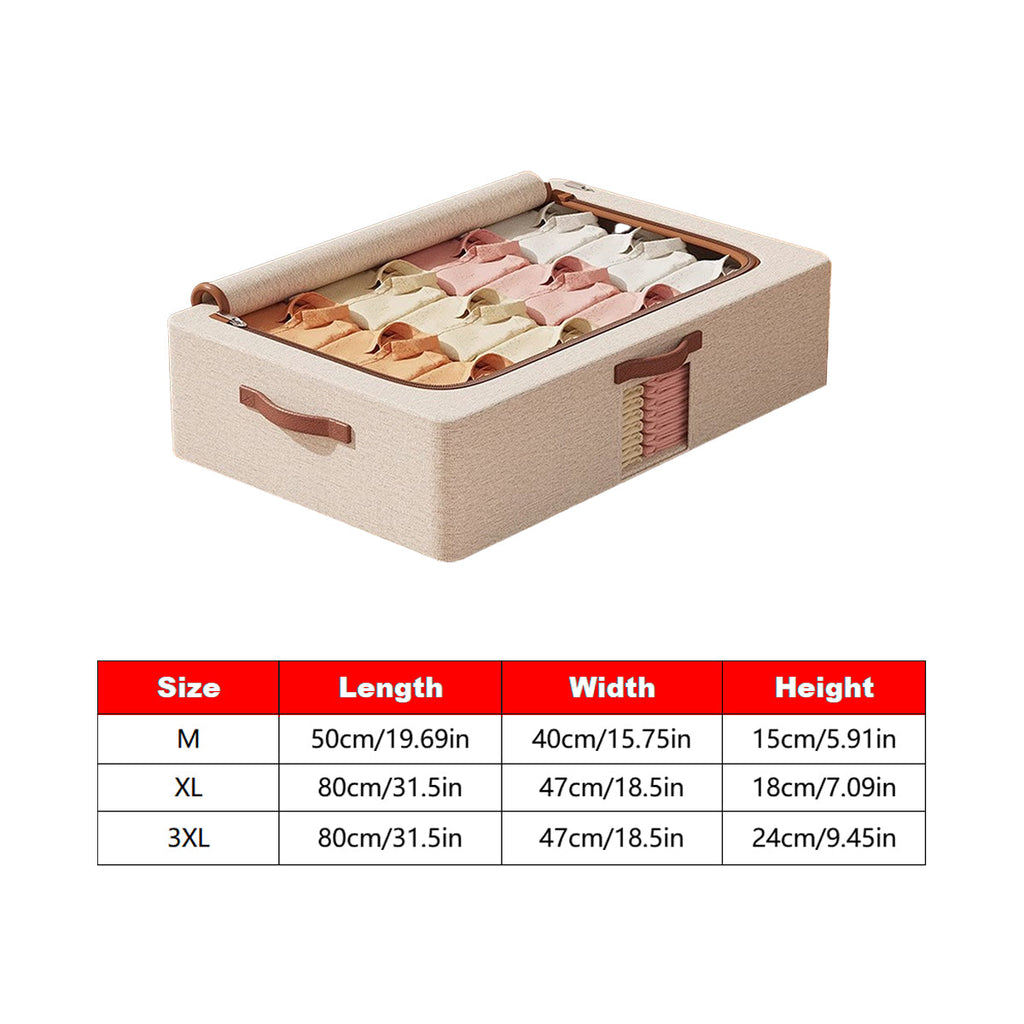 Foldable Under Bed Storage Box Three Sizes | StorageOZ