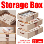 Foldable Under Bed Storage Box Three Sizes | StorageOZ