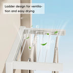 White Foldable Wall Drying Rack Two Sizes | StorageOZ