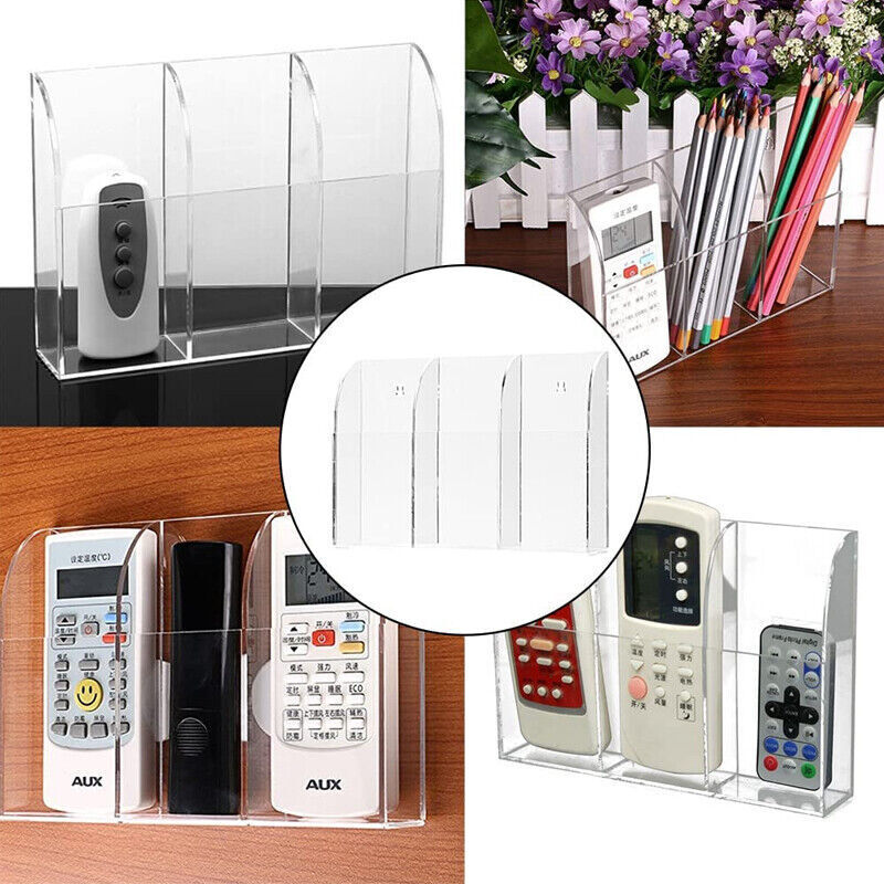Acrylic Wall Remote Holder Three Case Sizes | StorageOZ