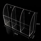 Acrylic Wall Remote Holder Three Case Sizes | StorageOZ