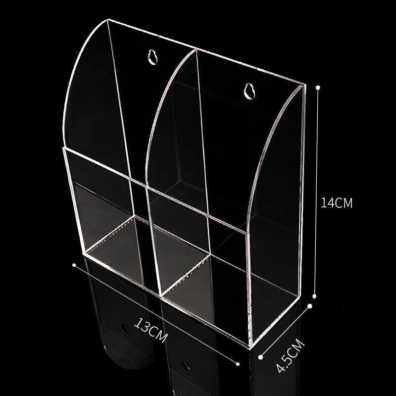 Acrylic Wall Remote Holder Three Case Sizes | StorageOZ
