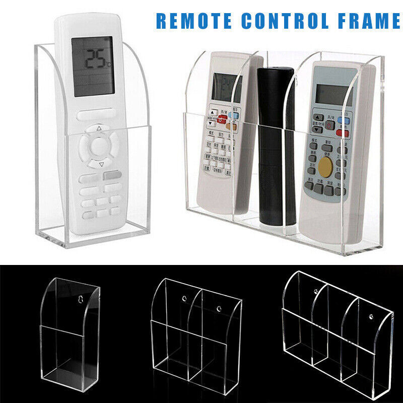 Acrylic Wall Remote Holder Three Case Sizes | StorageOZ