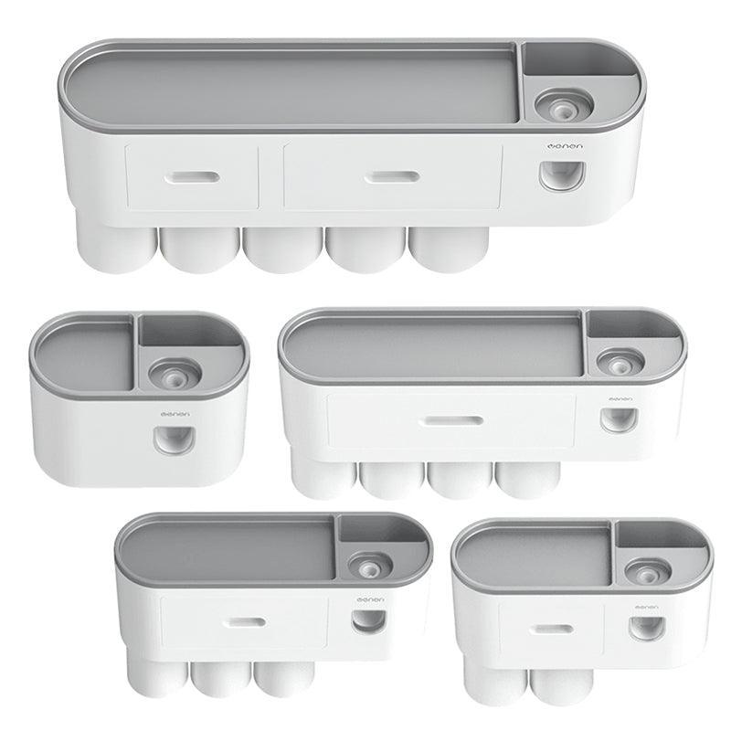 Wall Mounted Toothbrush Holder Five Cup Styles | StorageOZ