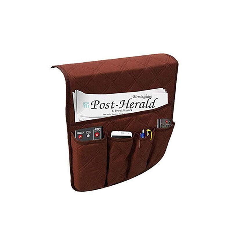 5 Pocket Sofa Armrest Caddy Four Colours | StorageOZ