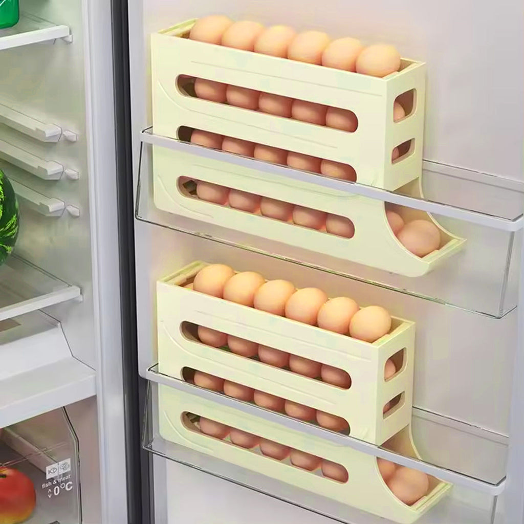 Scrolling Fridge Egg Rack Holder Organiser | StorageOZ