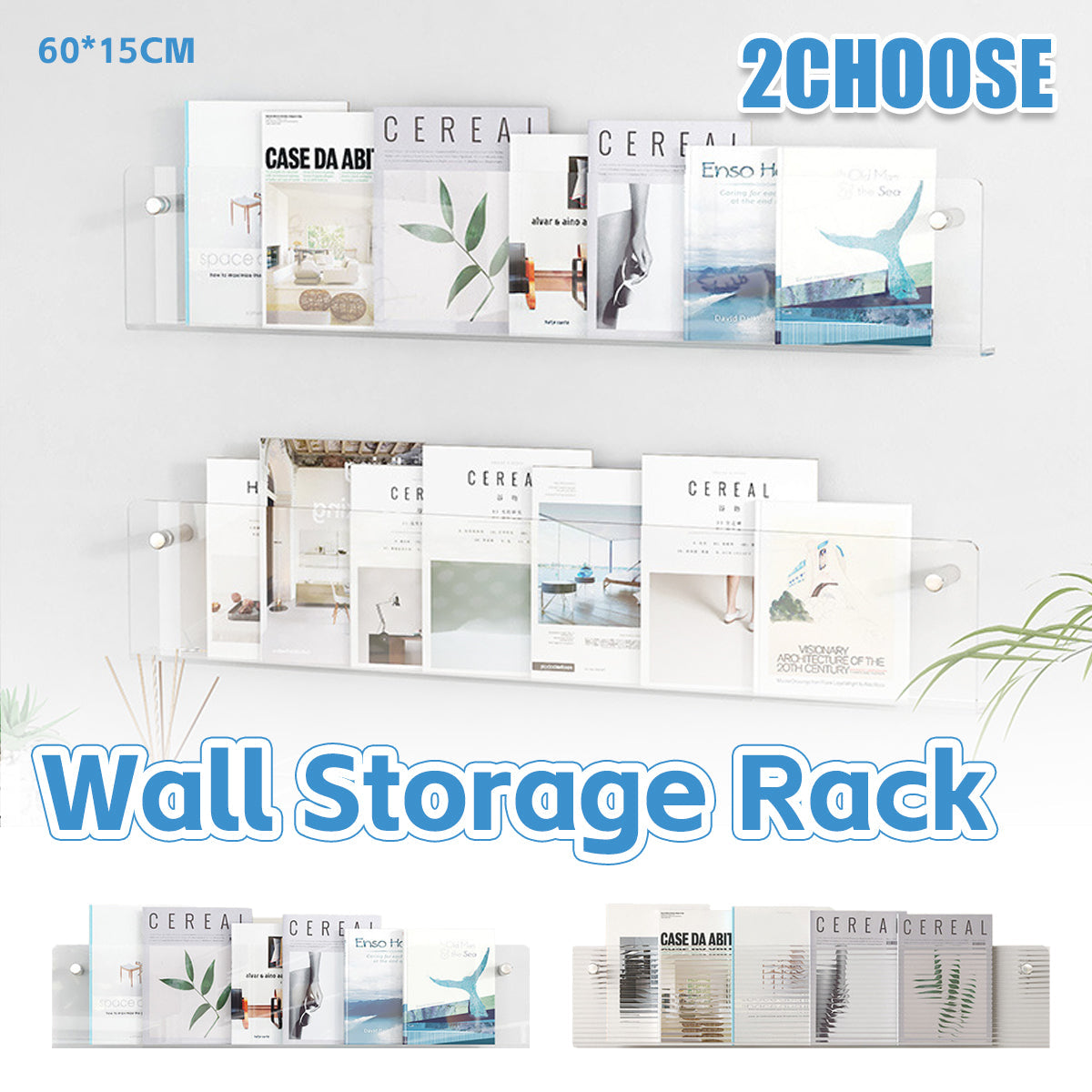 Magazine Holders Two Lengths Home Organiser | StorageOZ