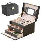 Two Drawer Velvet Jewellery Box Two Colours | StorageOZ